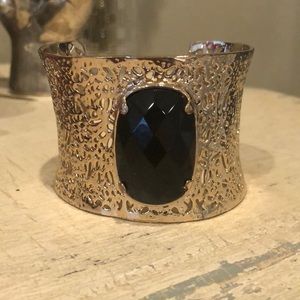 Kendra Scott Cuff with Black Center Stone